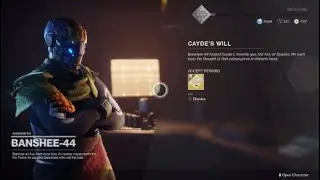 DESTINY2: FORSAKEN BANSHEE-44 TALKS ABOUT CAYDE-6
