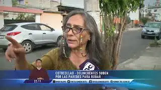 Cotocollao: delincuentes suben por las paredes para robar