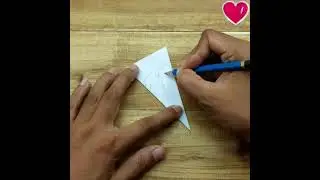 paper heart cutting