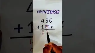 brain Teaser #mathematics #math #reasoningtricks #brainteaser