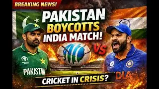T20 World Cup: Pakistan Pulls Out of India Match? #ICC #mohsinnaqvi