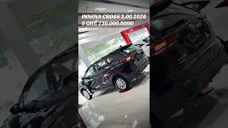 INNOVA CROSS 2.0 G 2026 8 GHẾ 730.000.000Đ |0987969423 #toyotadaklak #toyota #innovacross2026