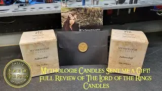 Mythologie Candles Sent me a Gift! Full Review of The Lord of the Rings Candles | A LOTR Collection.