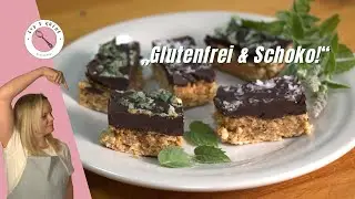 Glutenfreie Schoko-Erdnuss-Hafer-Riegel 🍫 Perfekt zum Mitnehmen