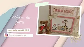 Álbum de fotos Bebe Niña mi primer año