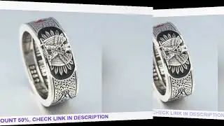 Customade Scottish Rite Master Mason Masonic 32 Degree Double Eagle Dropshipping Sterling Silver Rin