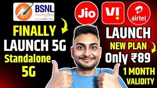 Bsnl Launch 5G | New Plan ₹89 With 30 Day Validity | Vi IoT Lab | Airtel New Ai GPS