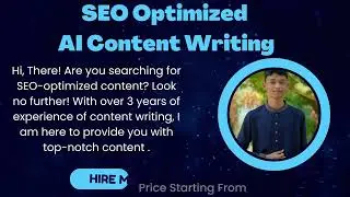 Boost Your Productivity with AI Content Writing | Fiverr's Chat GPT Service