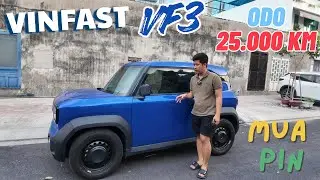 Vinfast VF3 bản mua pin sau 25.000km chỉ còn có hơn 200tr
