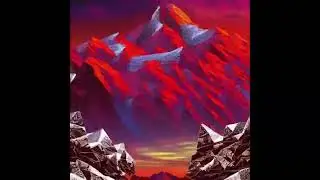Evolution of the Mountainsides #ai #trippy