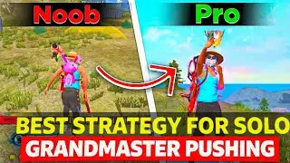 Full Match Secret Startegy For Solo Grandmaster Push 🔥 | Zero To Hero Every Match Boyaah | #ranked 
