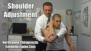Shoulder Adjustment for rotator cuff pain. Chiropractic Care Columbus, Ohio.