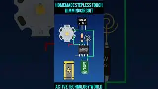How to Make an IC 8033W Touch Light#Short🔌🪛