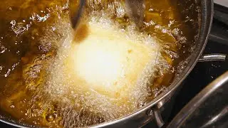 얼음빵 Amazing Fried Ice Cream bread - Taiwan food