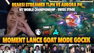 GILA SATU MOMENT BIKIN TLPH KE LOWER BRACKET❗REAKSI STREAMER M7 KNOCKOUT STAGE TLPH VS RORA | GAME 3