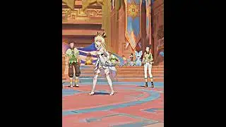 Lumine victory dance is so cute! #genshinimpact #genshin #genshinimpactedit #natlan