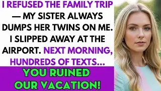 My Family And Sister Said, &ldquo;You Ruined Our Vacation!&rdquo; Because I&hellip;