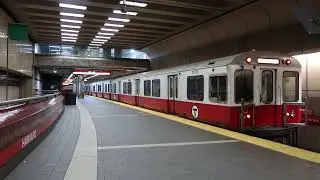 MBTA Red Line train 01700 at Harvard Square