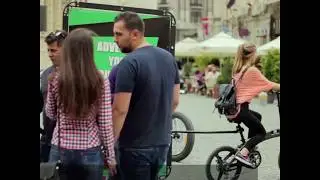 AdBicy the Mobile Bicycle Billboard