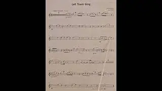 Let Them Sing by Jeffrey Wilson piano accompaniment at rehearsal speed