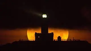 Pink Super Moon Rise