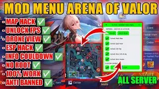 MOD MENU ARENA OF VALOR TERBARU 2025 &ndash; CHEAT MAP HACK AOV DRONE VIEW UNLOCK ALL SKIN 100% WORK
