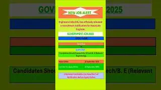 eil recruitment 2025 #eil #engineersindialimited #eltroblog #sarkarinaukri #sarkariresult