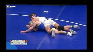165lbs Dean Hamiti (Wisconsin) vs Jake Wentzel (Pitt)