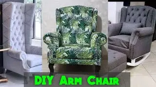 DIY How To Make A Luxurious Arm Chair || Start To Finish Timelapse || All Things With Us