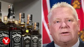 Alcohol removed from Canadian stores as US trade war intensifies