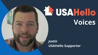 USAHello Testimonials | Justin (supporter)