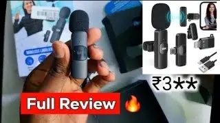 Cheapest Wireless Mic ₹400 Only 🤩 For Youtube & Instagram Reels ✌️