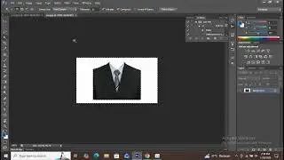 tutorial cara memasang jas di aplikasi photoshop