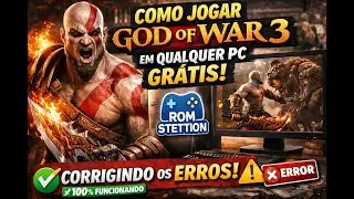 Como Jogar GOD OF WAR 3 em QUALQUER PC | Corrigindo Todos os Erros (ROM Stettion)
