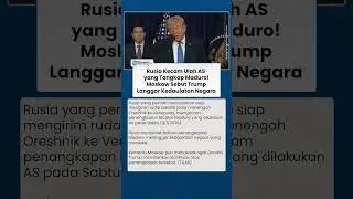 Rusia Nyatakan Bekingi Venezuela! Moskow Kecam Aksi AS yang Bawa Paksa & Tangkap Nicolas Maduro