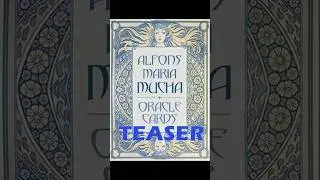 Alfons Maria MUCHA Oracle Deck - 2023 - TEASER - QUICK FLIP Through | Art Nouveau Deck