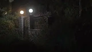 Spooky House Gates Stock Video