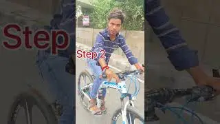 How to|| Wheelie ||in cycle Tutorial ||15 second|| Subscribe for more  #shorts #cyclestunt #wheeling
