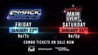 WWE smackdown and Saturday nights main event show in January 23rd and January 24th 2026 trailer