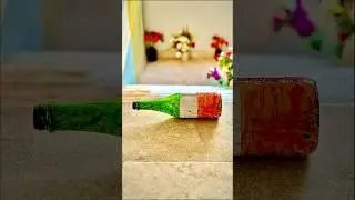 Painted Bottle Surprise! 🎨😱First Time Ever 🤯🔥Crazy ASMR💥#asme #satisfying #trending #shorts