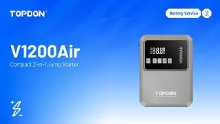 TOPDON V1200Air | Компактное пусковое устройство 2-в-1