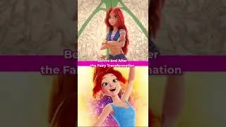Assisti al glow-up: prima e dopo la trasformazione! ✨ #shorts | Winx Club: The Magic is Back