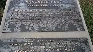 Flags of America's Heritage to salute to, THE MOULTRIE FLAG OF SEPTEMBER 13 1775#flagidentification
