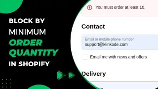 How to Set a Minimum Quantity Condition for Specific Products in Shopify | Cart Lock App Tutorial
