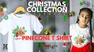 Christmas Embroidery Tutorial | Hyperlapse | Pine Cone Stitch