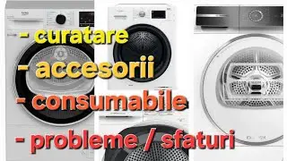 Clothes dryer cleaning, accessories, problems. Tips.