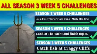 All Season 3 Week 5 Challenges Guide - Fortnite Chapter 2 Season 3 Week 5 Aquaman Challenges Guide