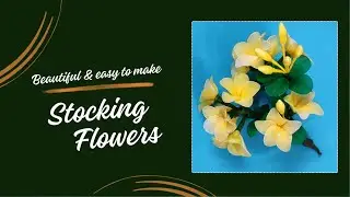 Stocking flowers | Nylon stocking flowers