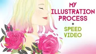 My (vector) illustration process + Speed video