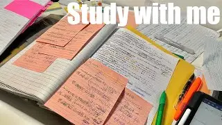 STUDY WITH ME 2hrs | Background noise,no music,no break | ASMR | real time｜motivation